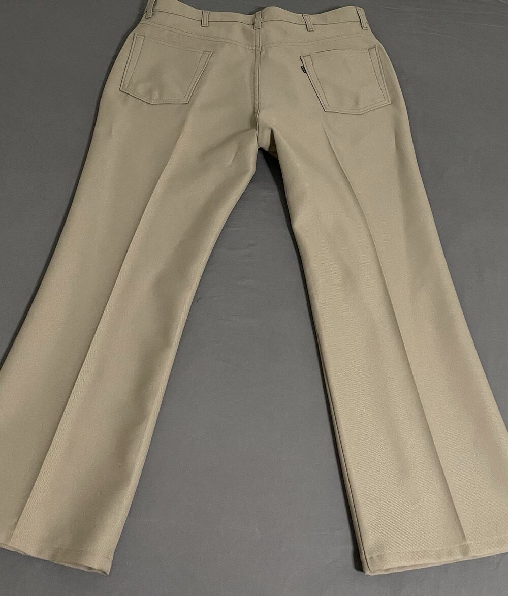 Levi’s 517 Sta Prest Pants 42x32 Beige Bootcut Twill Y2K 2003 Guatemala